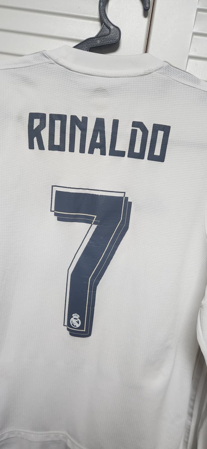 15-16 레알 마드리드 홈 긴팔 No.7 호날두 유니폼 아디다스 상품이미지4