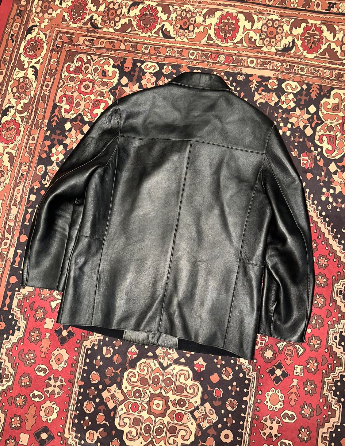 ( XL ) 가죽하프 가죽코트 가죽자켓 아메카지 워크웨어 레더자켓 상품이미지4