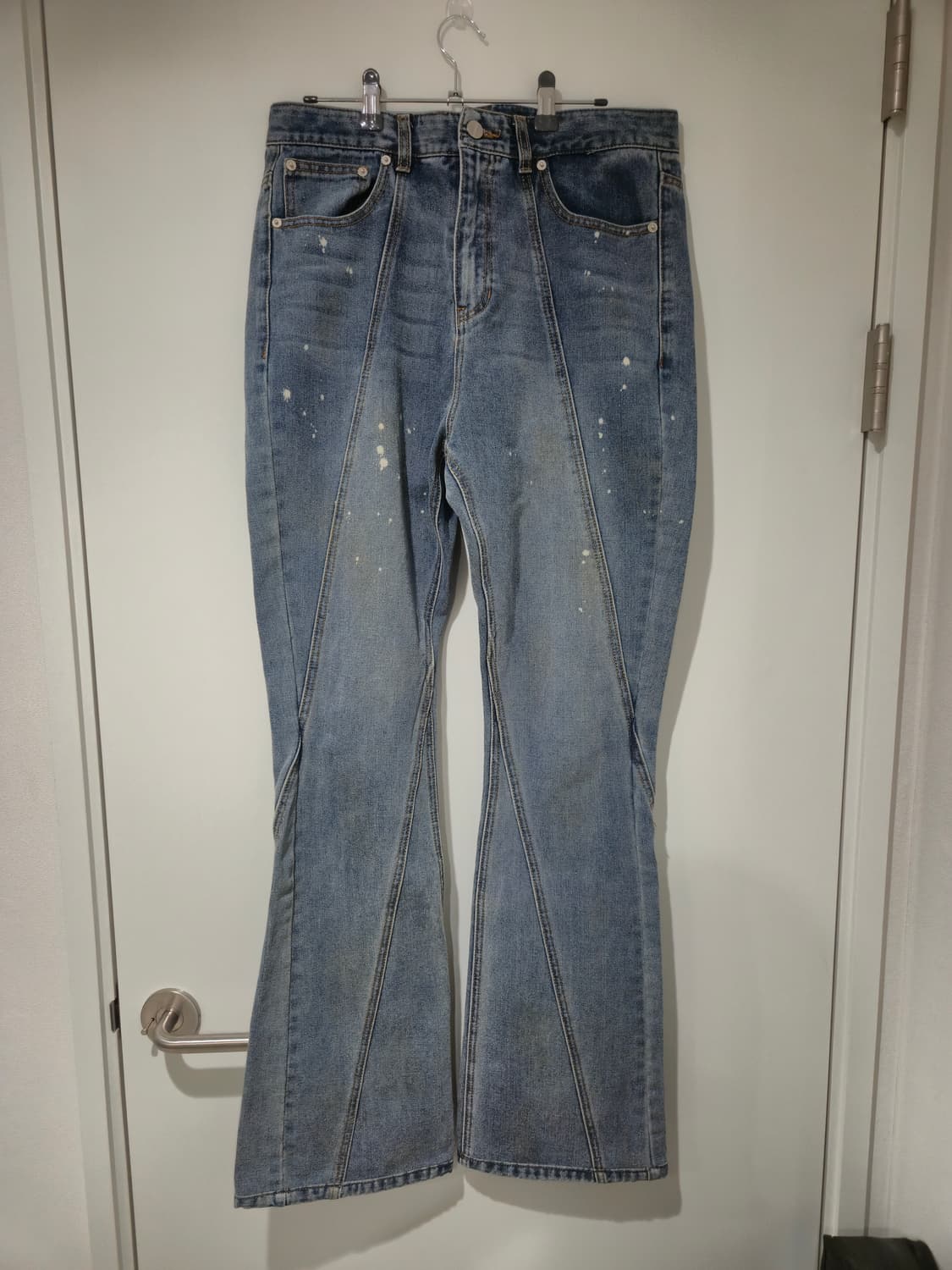 [낫포너드] 워시드 부츠컷 데님 XL 상품이미지1