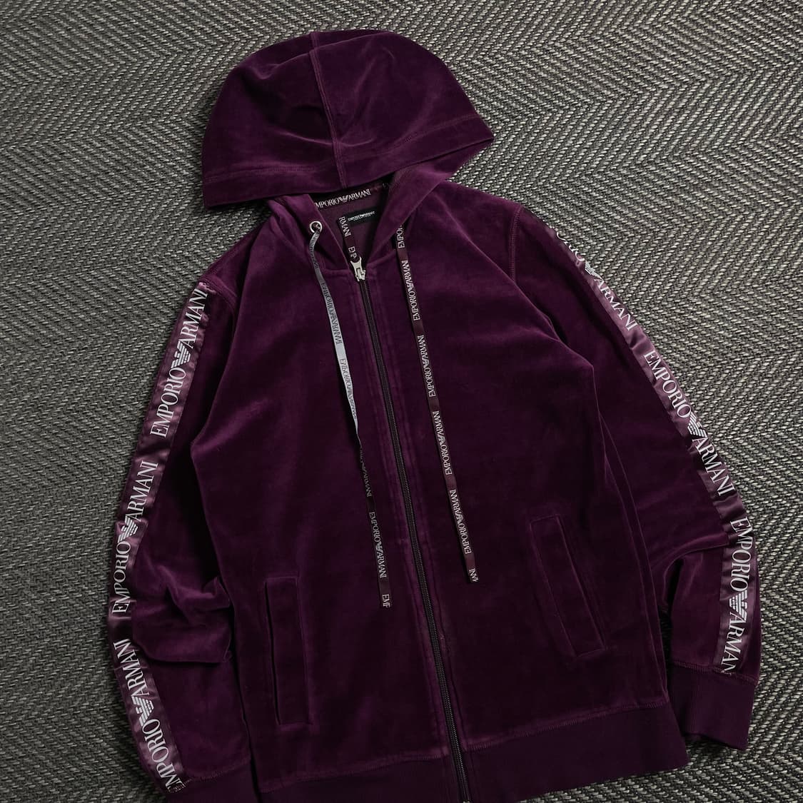 아르마니 y2k 아카이브 벨벳 후디 자켓y 4221 상품이미지1