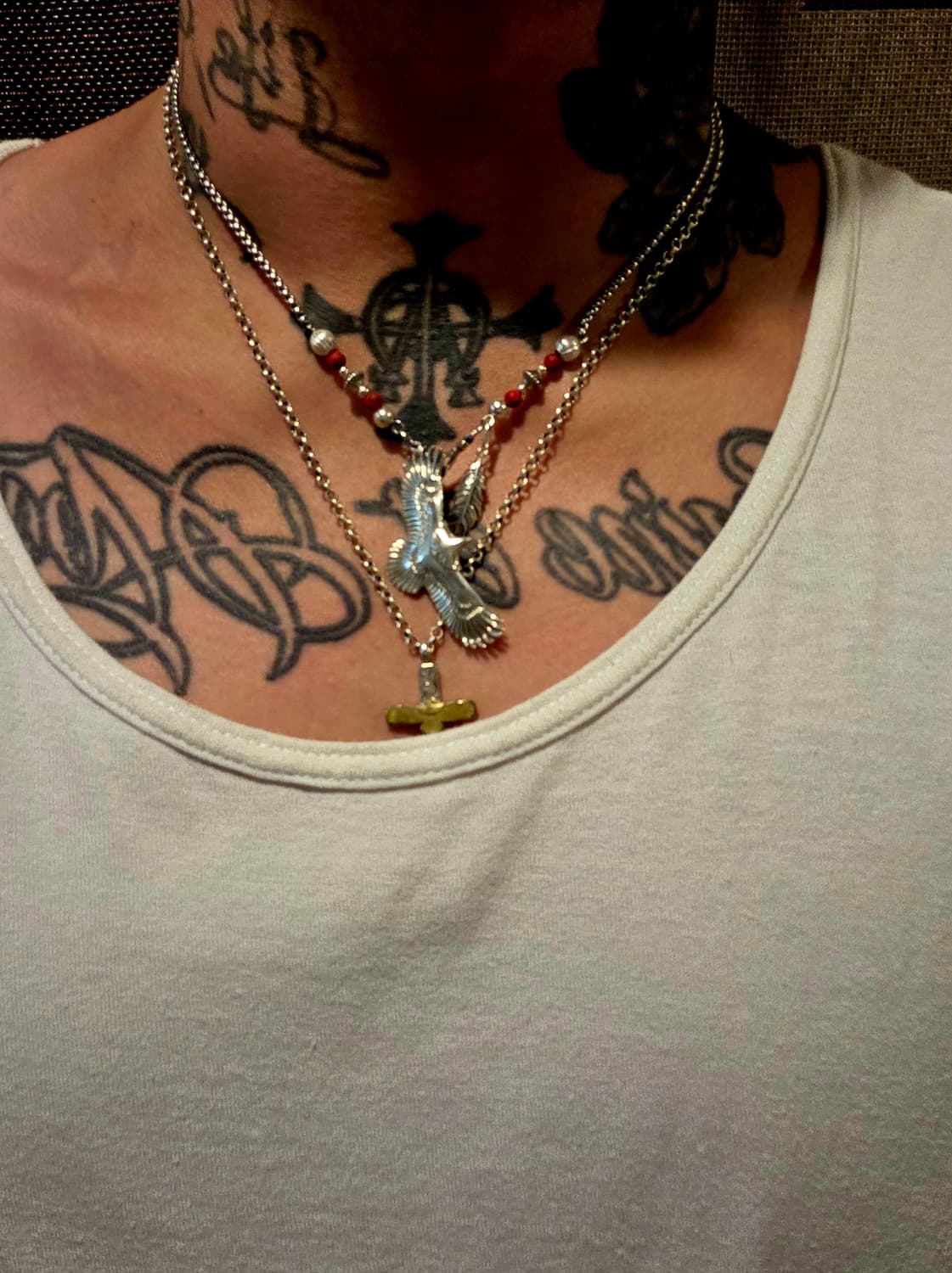 3Cross silver egle Navaho nacklace 상품이미지8