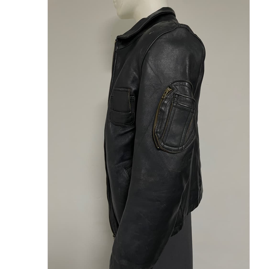 french air force leather jacket 상품이미지2