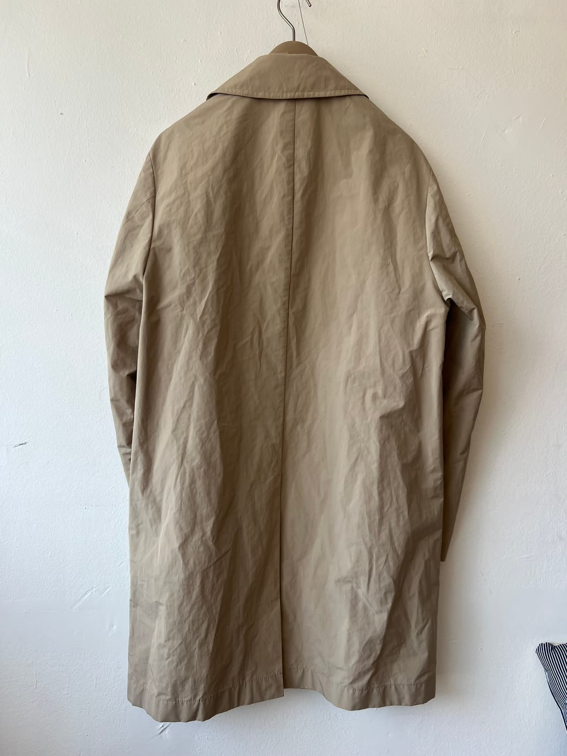 커스텀멜로우 남성 베이지 맥코트 간절기싱글코트 상품이미지3