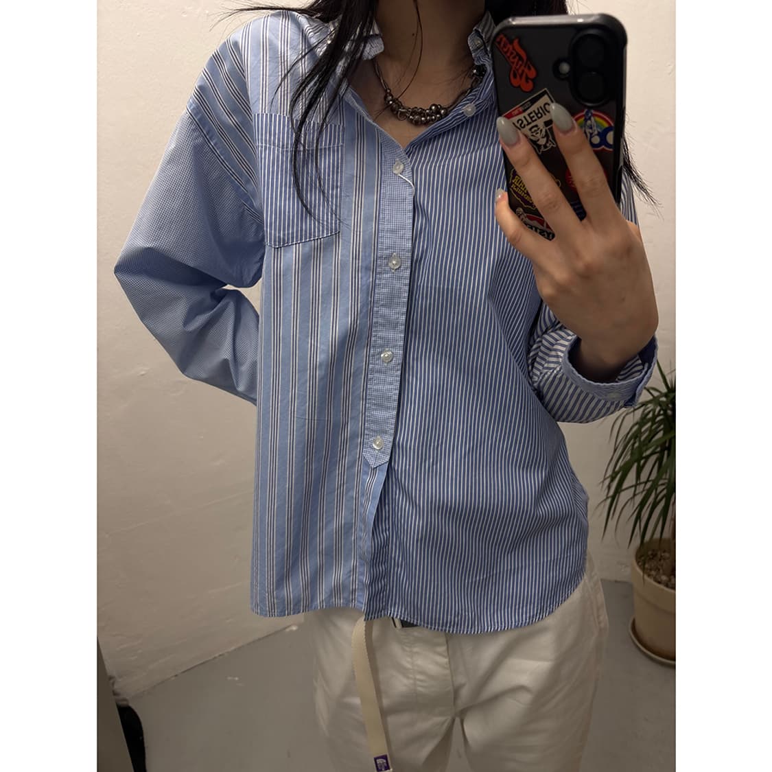 BEAMS BOY Cotton Crazy BD Shirt 상품이미지3