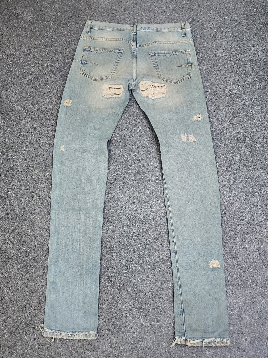 디올옴므 06SS 크래쉬 리페어 데님 상품이미지2