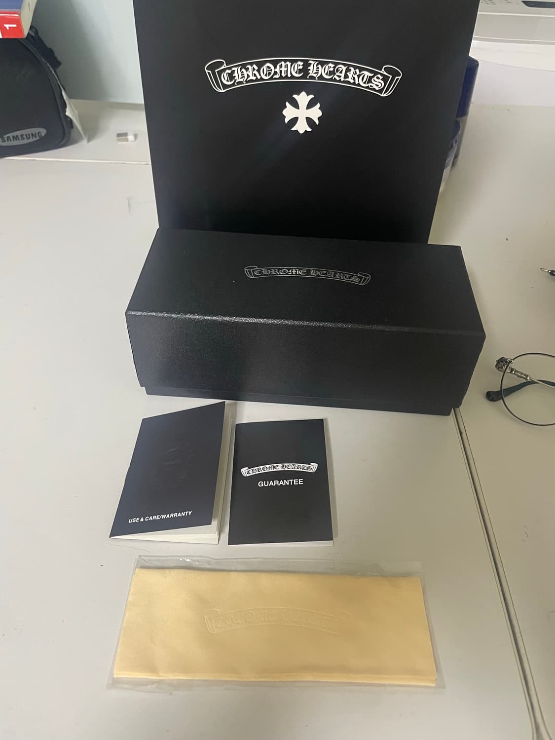 크롬하츠 구성품 안경천 안경닦이 보증서 개런티카드 쇼핑백 상품이미지5