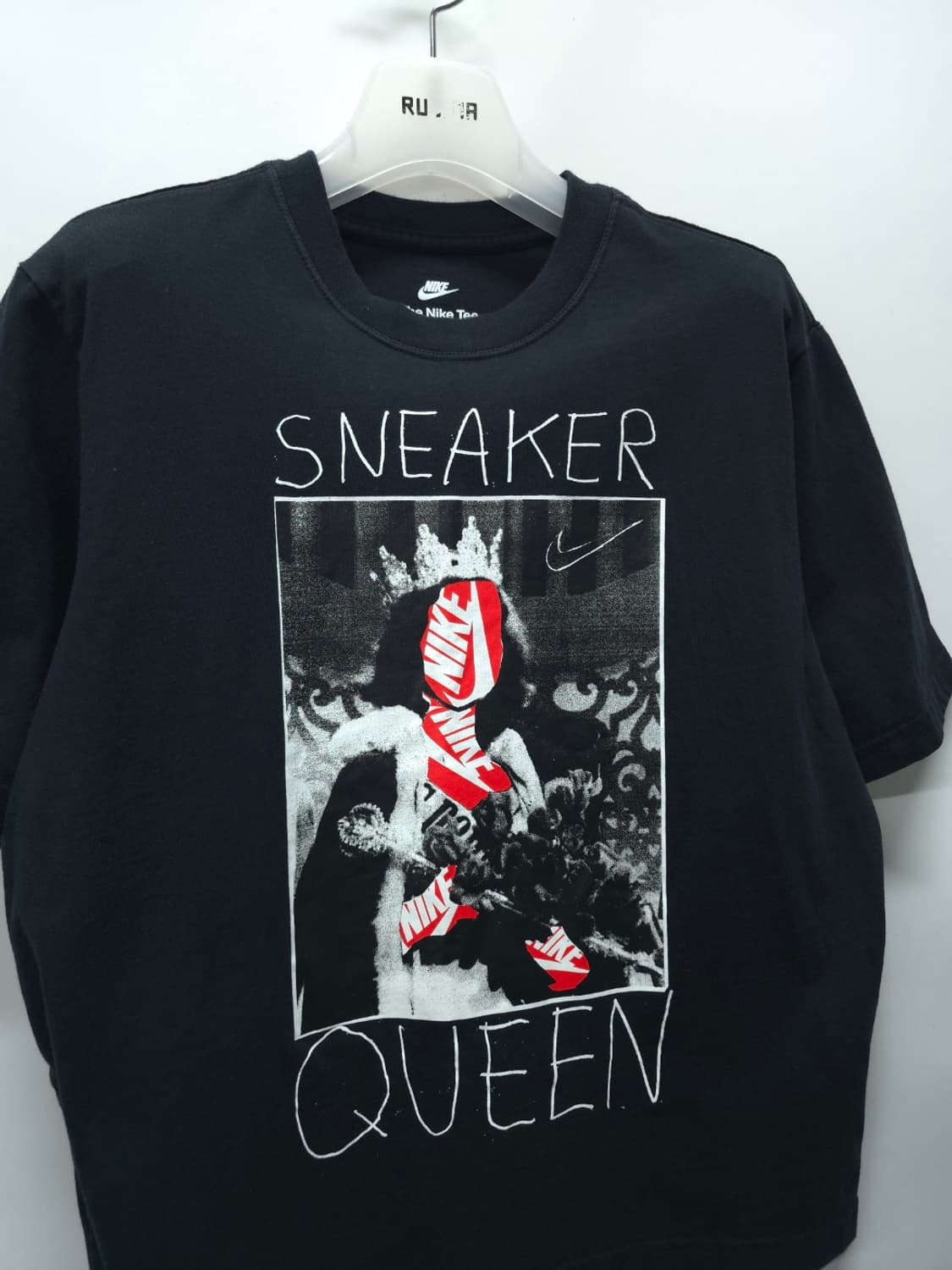 나이키 스니커퀸 나염 반팔티 (여성90/루즈핏L) 상품이미지5