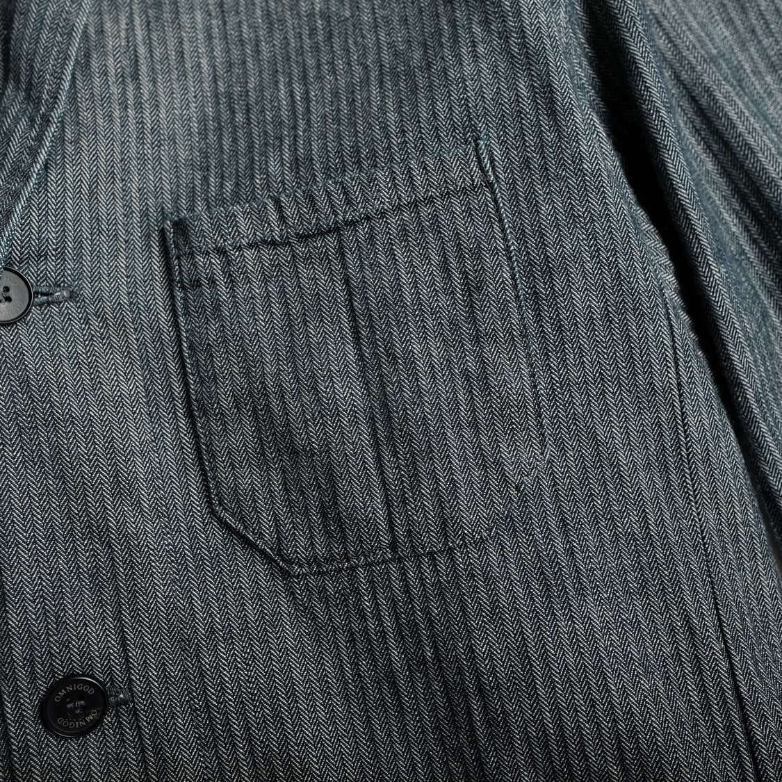 Yarmo 옴니갓 헤링본 드라이버 자켓 인디고 42(103)사이즈 상품이미지6