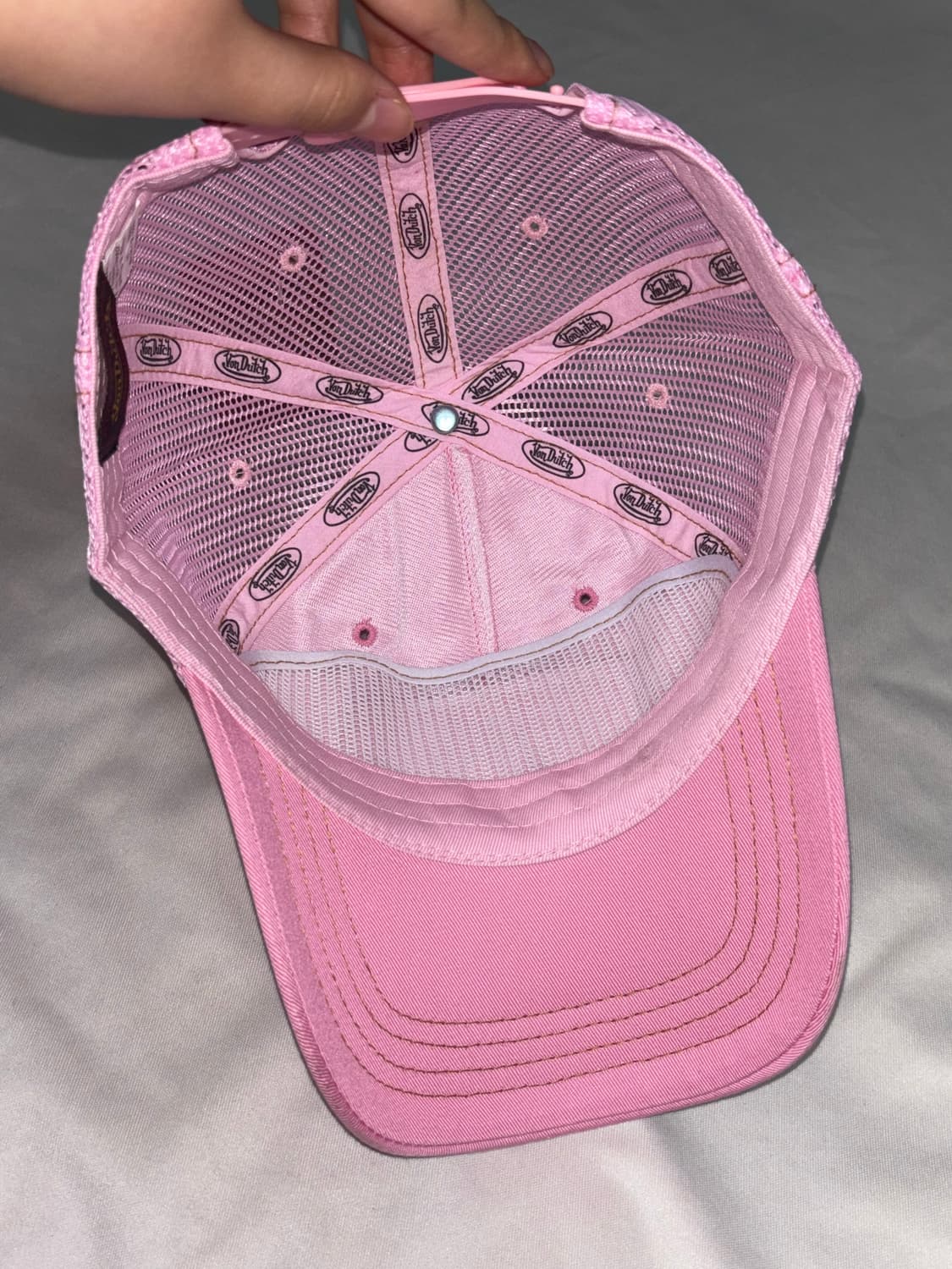Von dutch pink mesh hat 상품이미지5