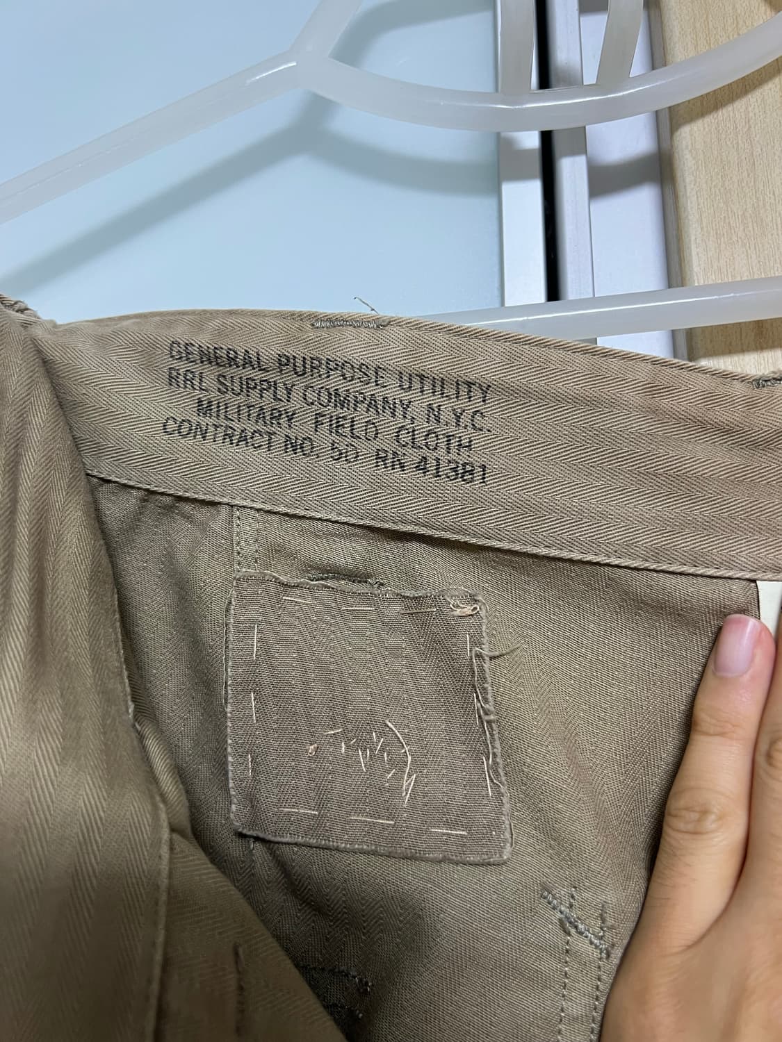 RRL 더블알엘 패치워크 리페어 헤링본 팬츠 상품이미지8