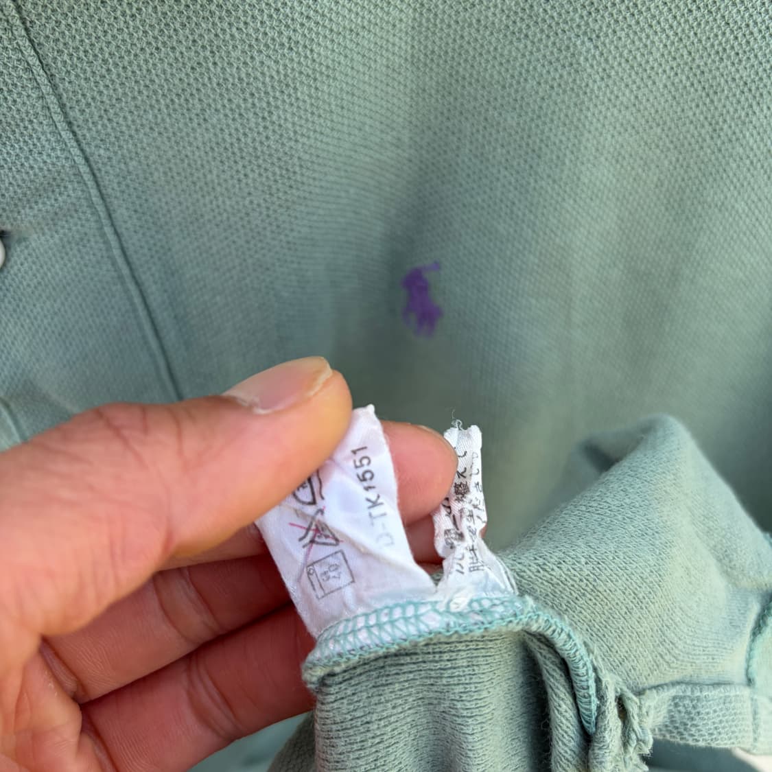 일본판)폴로 랄프로렌 민트맛 PK카라 반팔 티셔츠(M) 상품이미지4