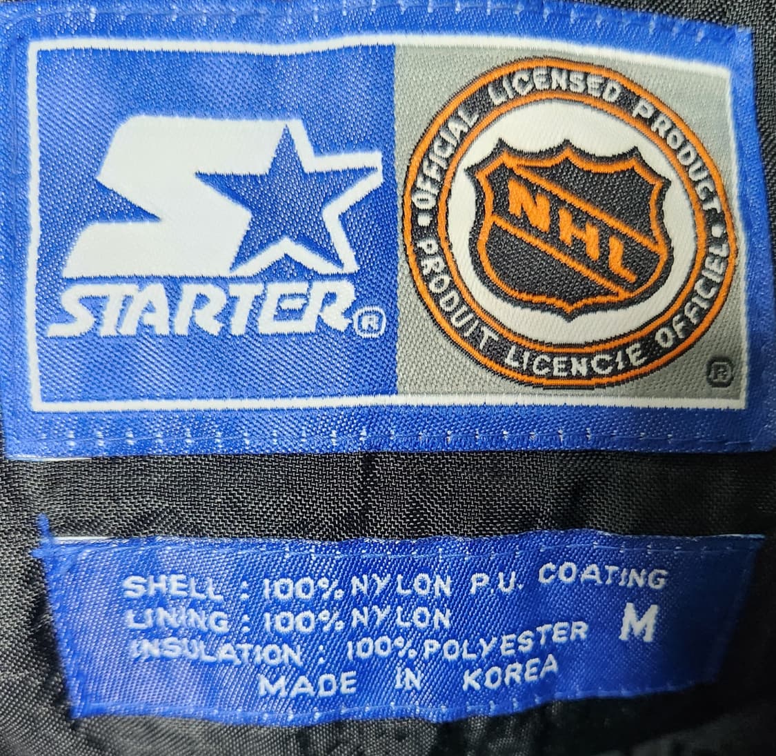 00s 스타터 NHL 댈러스 스타스 바시티 아노락 점퍼 M (95-100 상품이미지5