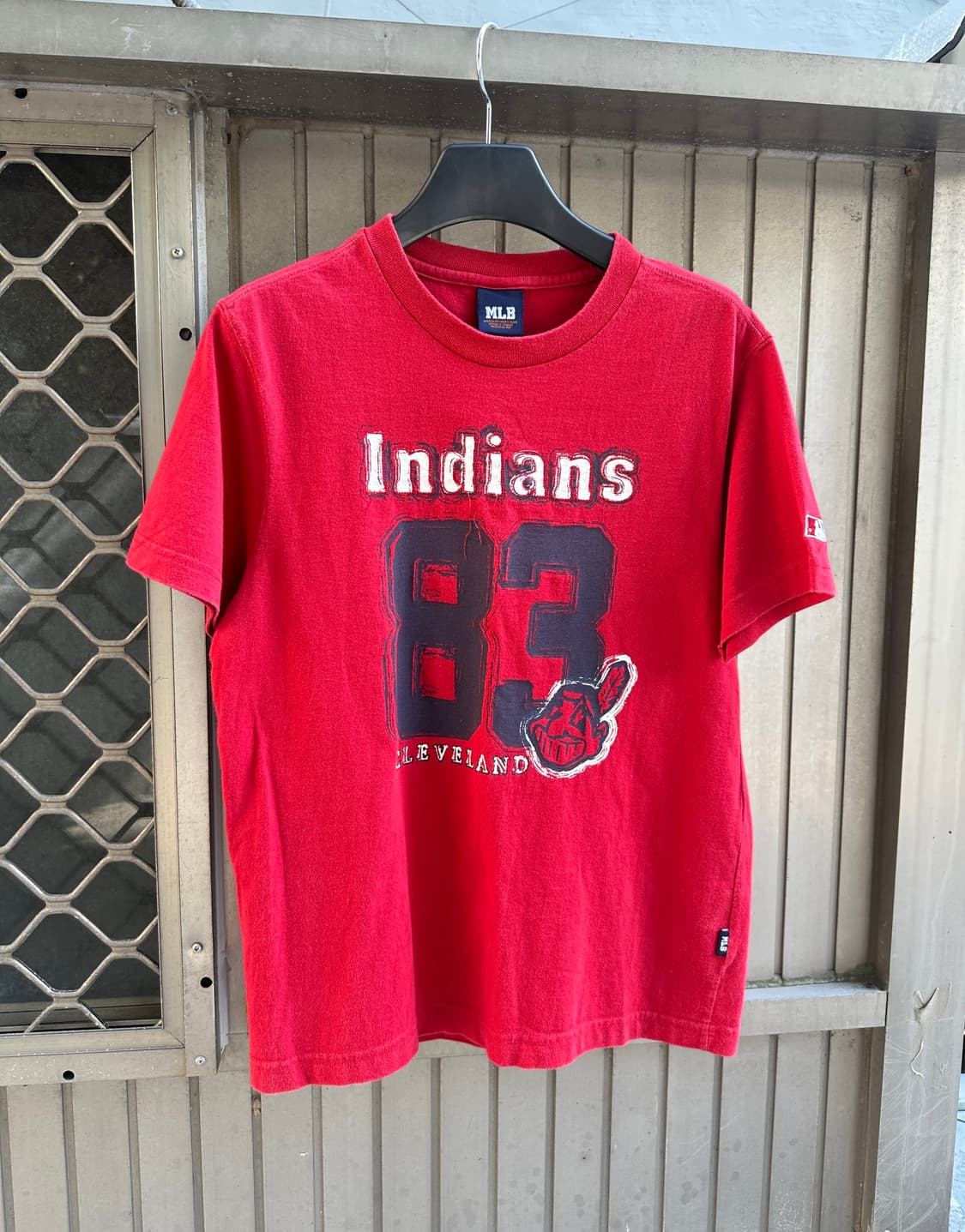 MLB Indians embroidered tee 상품이미지1