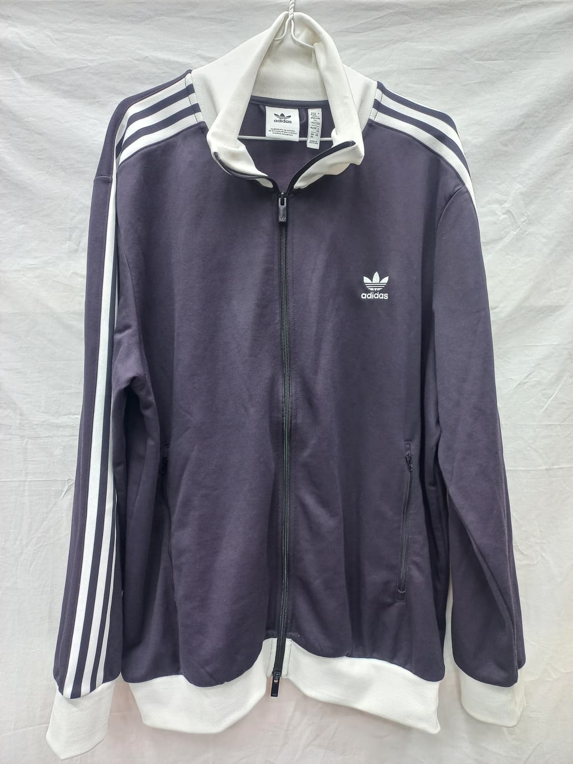 아디다스 클래식 베켄바우어 트랙 자켓 오로라 블랙  3XL 상품이미지2