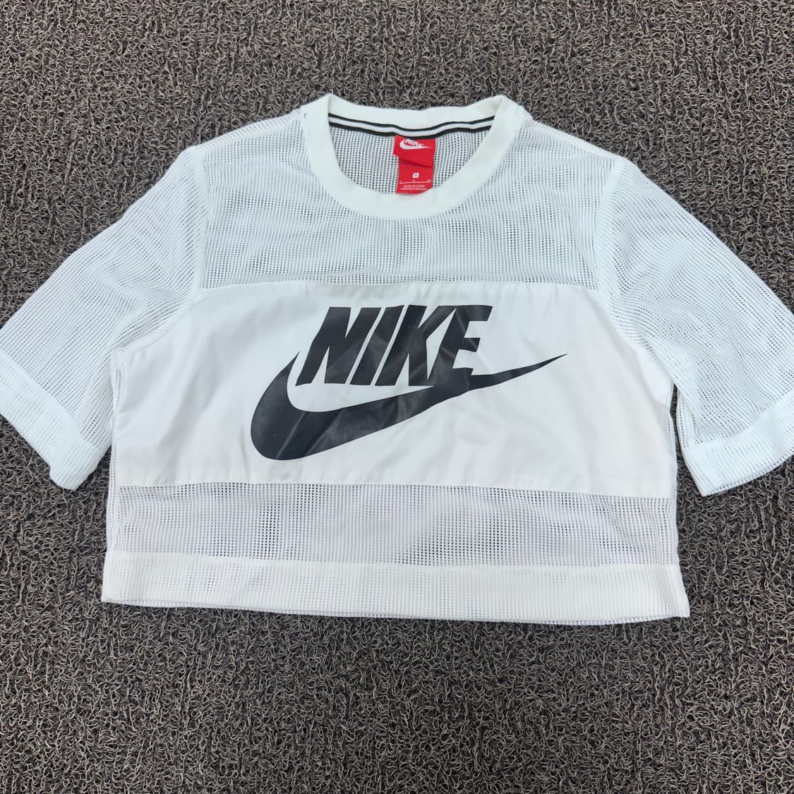 NIKE 나이키 메쉬 크롭 여성 반팔티셔츠 S 상품이미지1