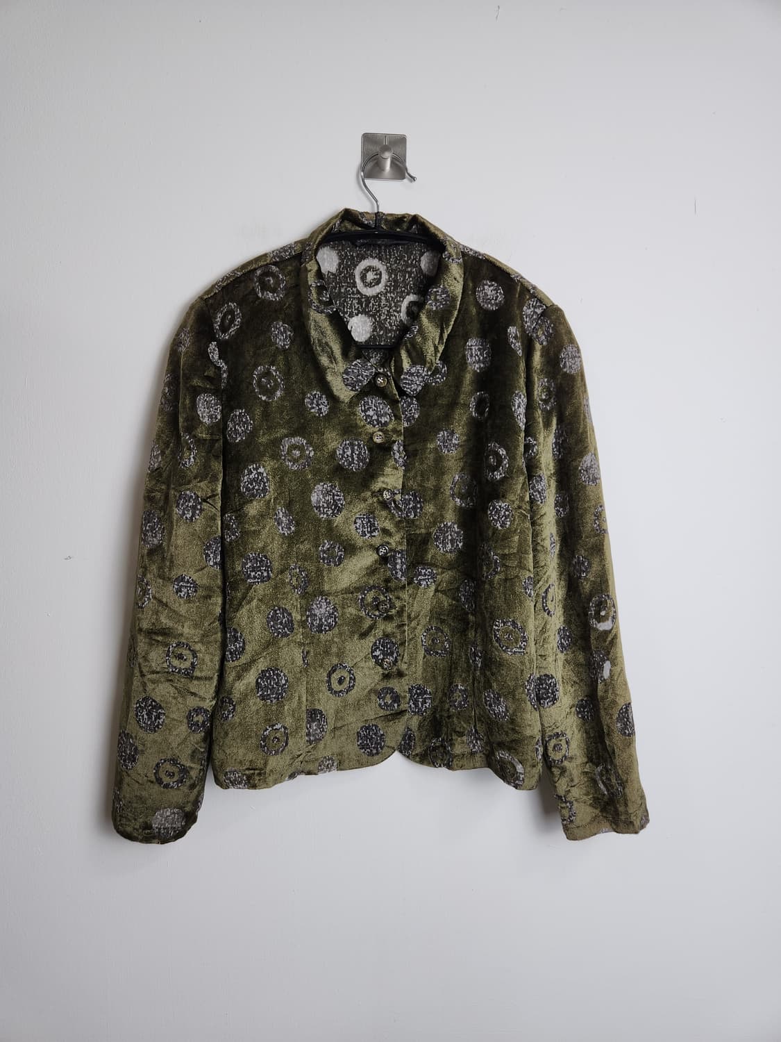 벨벳 도트 블라우스 상품이미지5