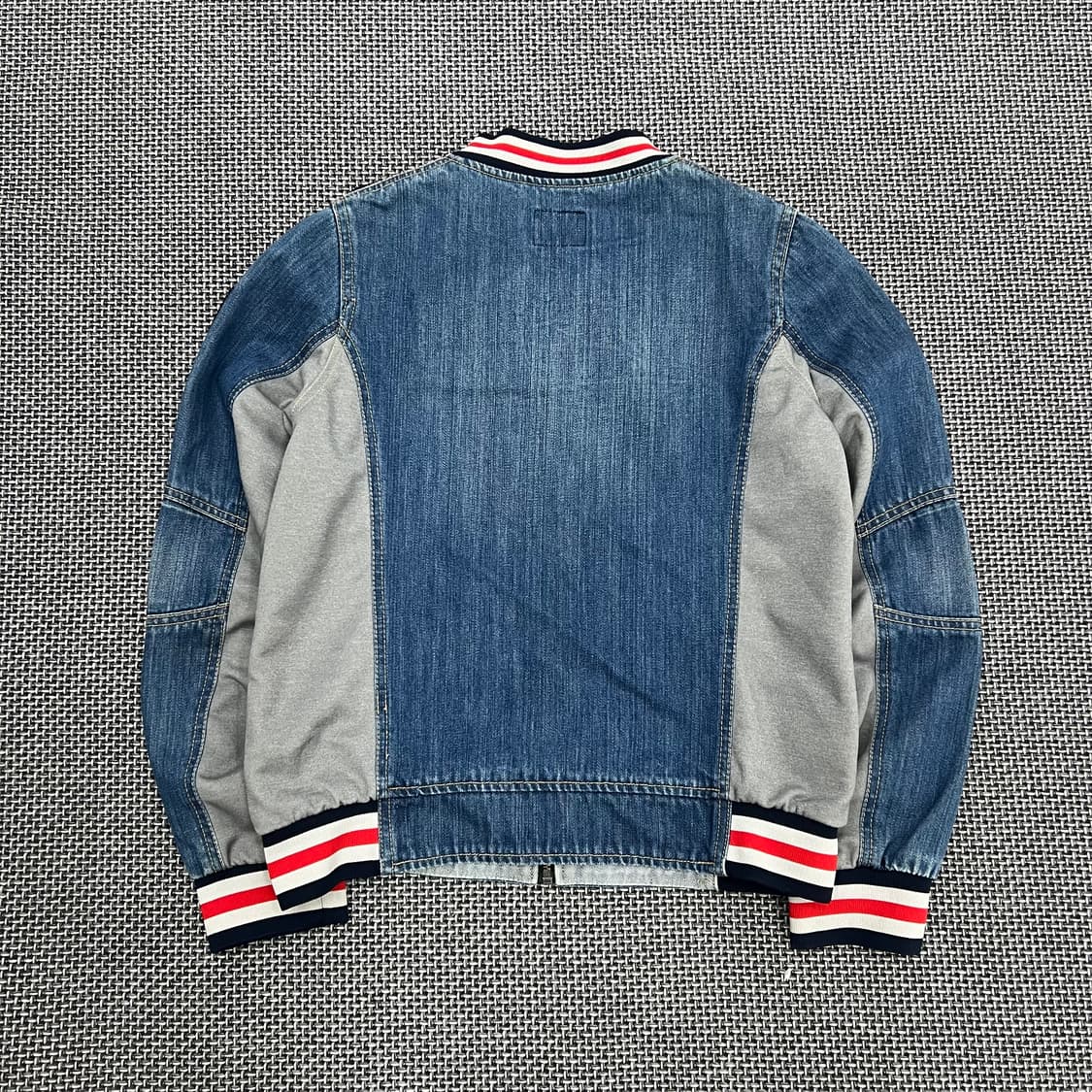 후부 데님 레이싱 자켓 상품이미지3