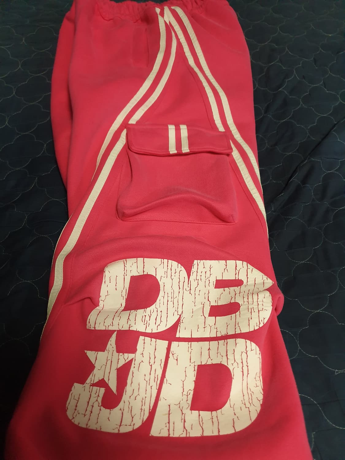 (25s) 더블제이디 커브드 사이드 파라슈트 카고 조거팬츠 핑크 (M) 상품이미지2