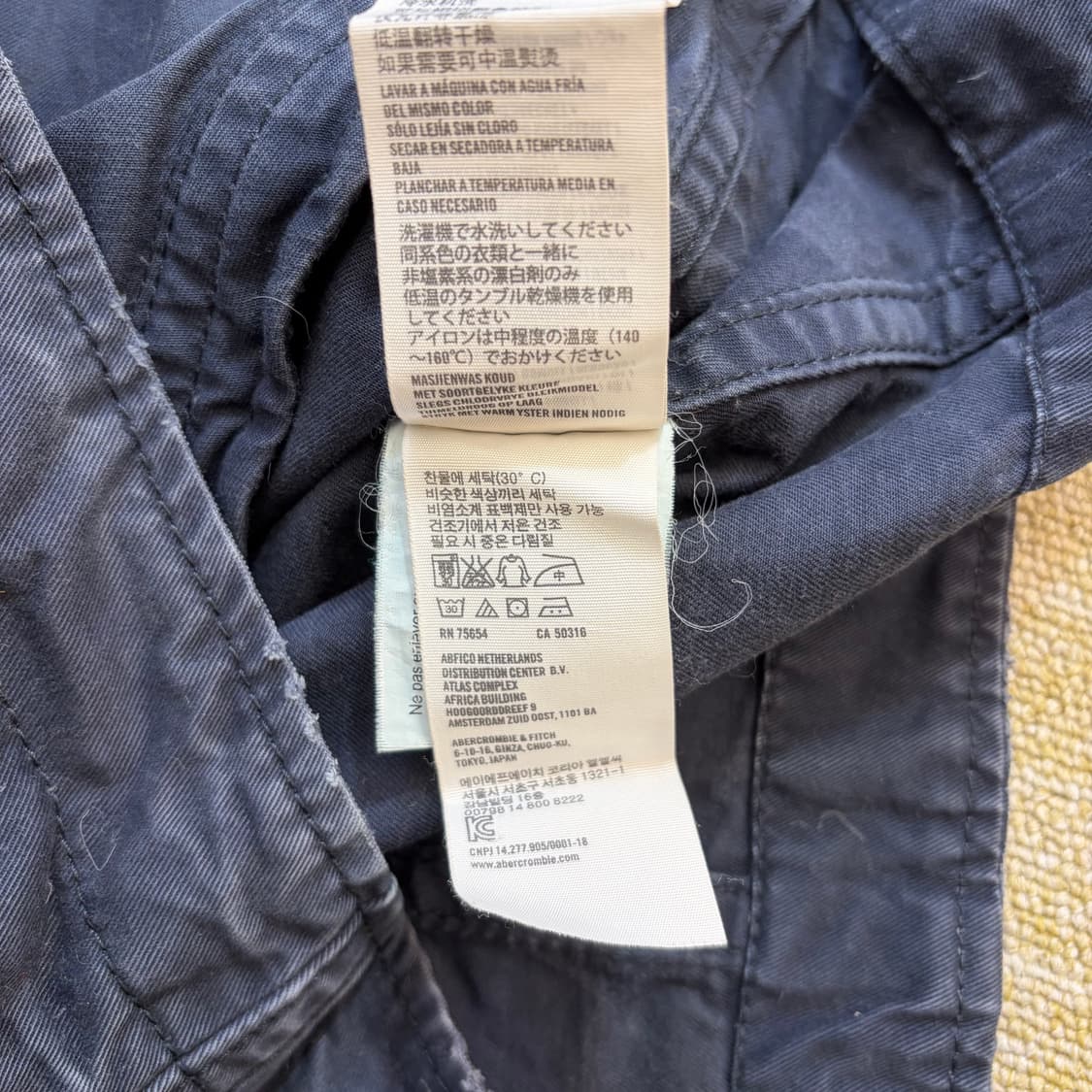 아베크롬비 네이비 야상자켓(M) 상품이미지8