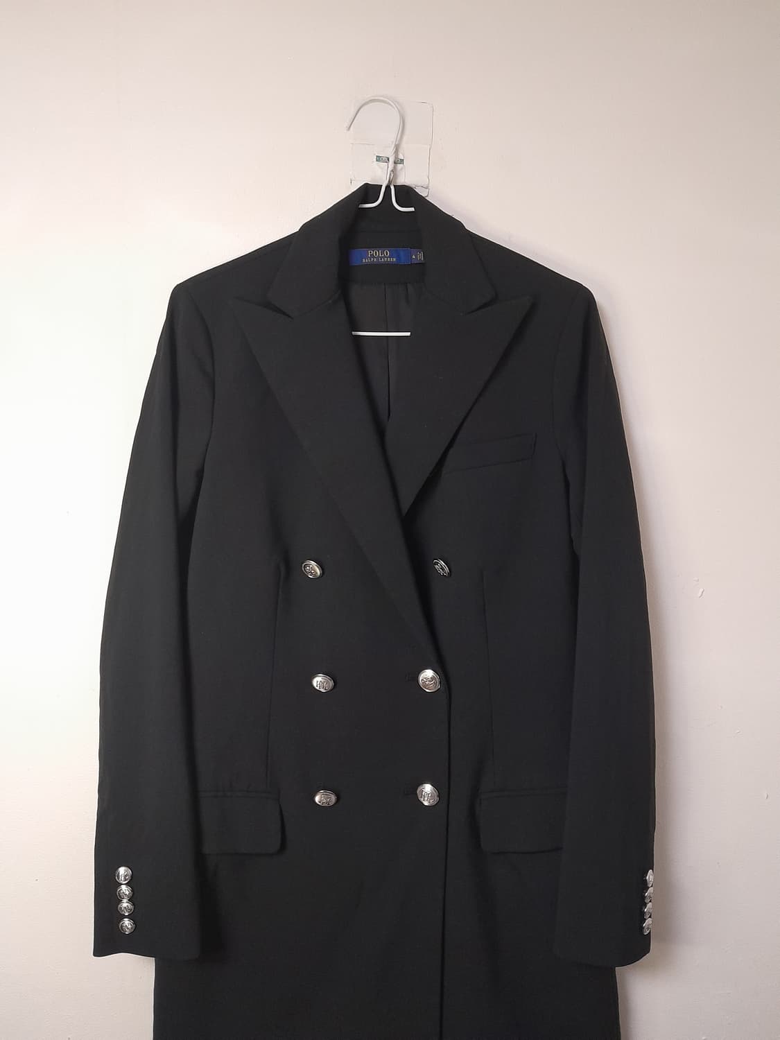 랄프로렌 폴로 더블 브레스티드 은장 울자켓/코트 4 상품이미지2