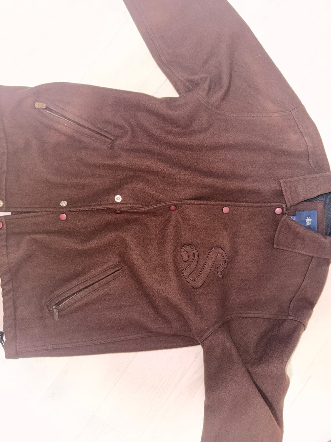 스투시 울 자켓 브라운 상품이미지3