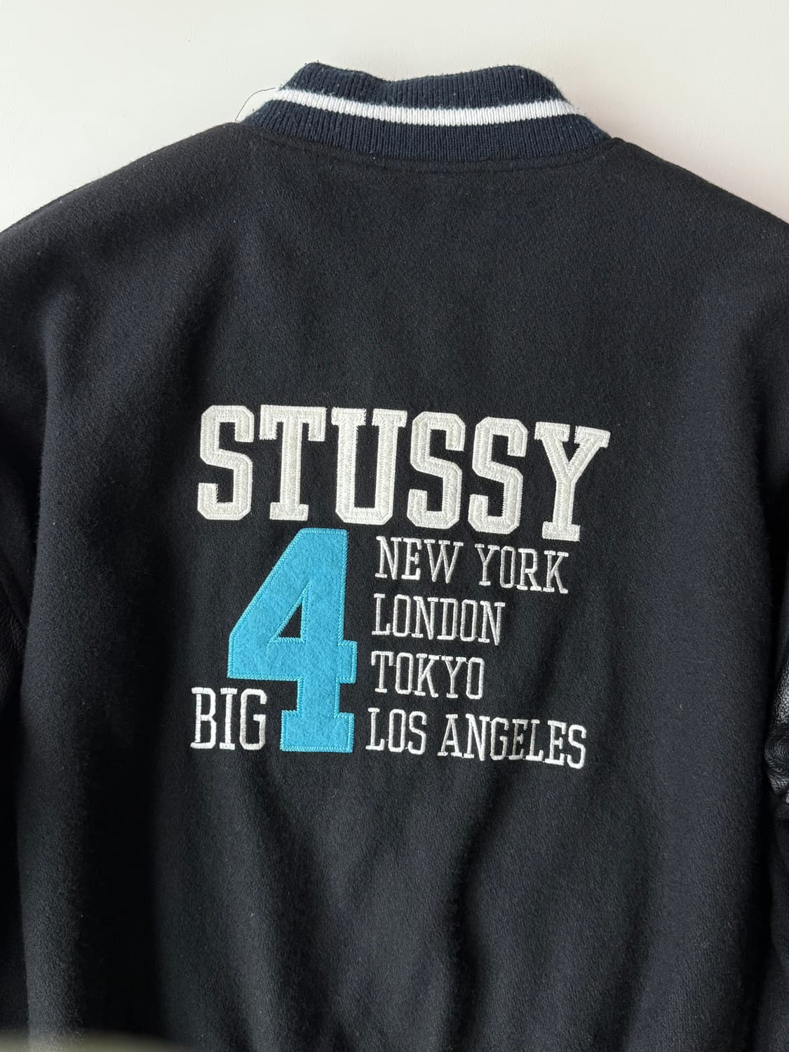 90s 스투시 BIG4 바시티 자켓 상품이미지6