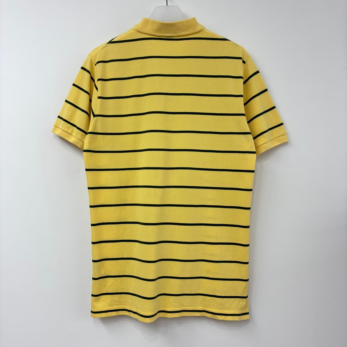 폴로 랄프로렌 옐로우 카키 스트라이프 카라 반팔 티셔츠 상품이미지3