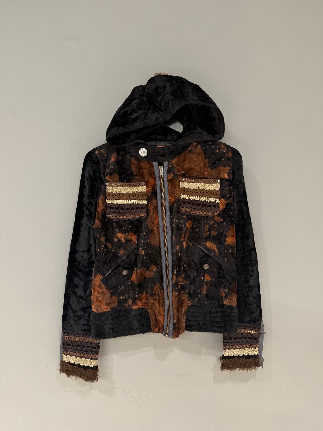 malko malka pocket detail hood fur jk 상품이미지5