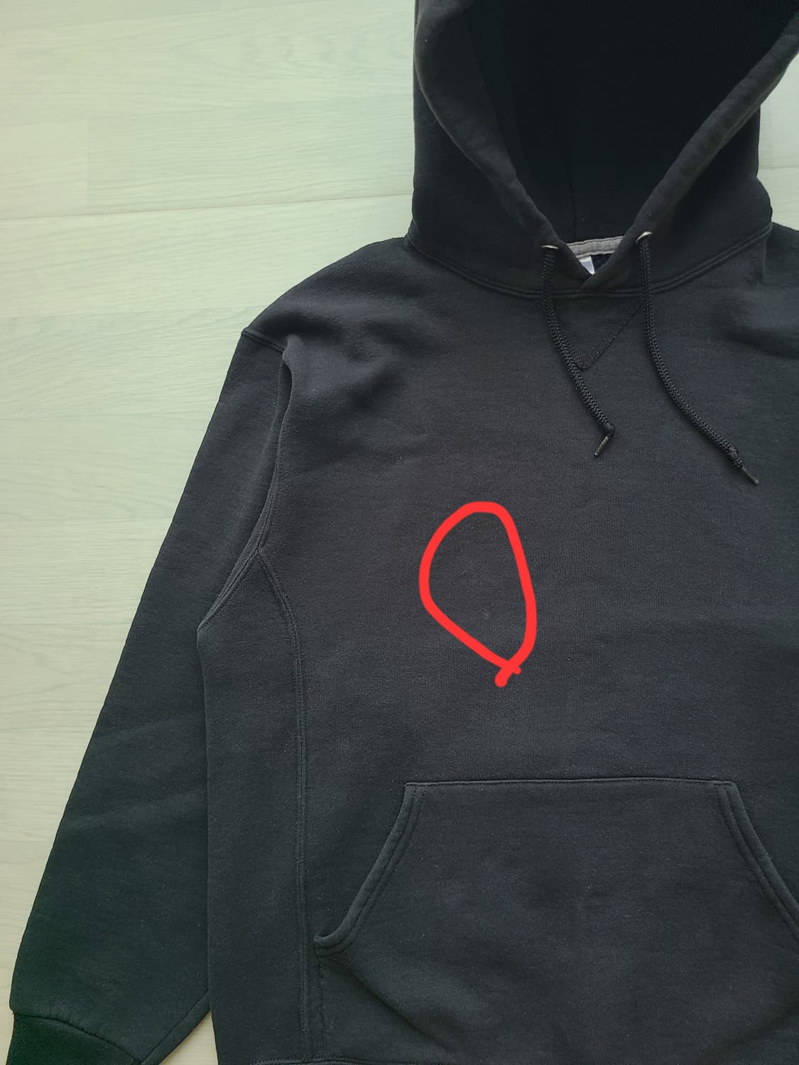 러셀 애슬래틱 후드티 후드 티셔츠 블랙 검정 상품이미지3