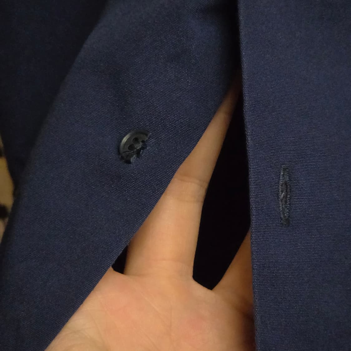 엑스라지 네이비 반팔 셔츠 상품이미지4