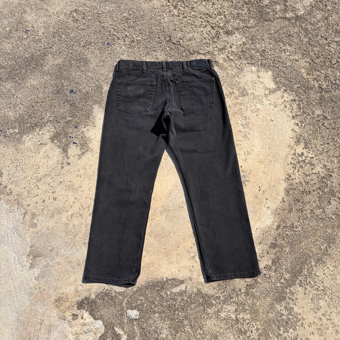 00s LEE 빈티지 흑청 빈티지 블래진 데님팬츠 34x29 상품이미지6