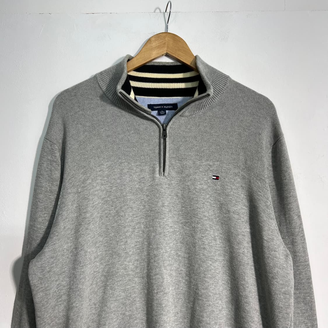 타미힐피거 코튼 반집업 XL 상품이미지2