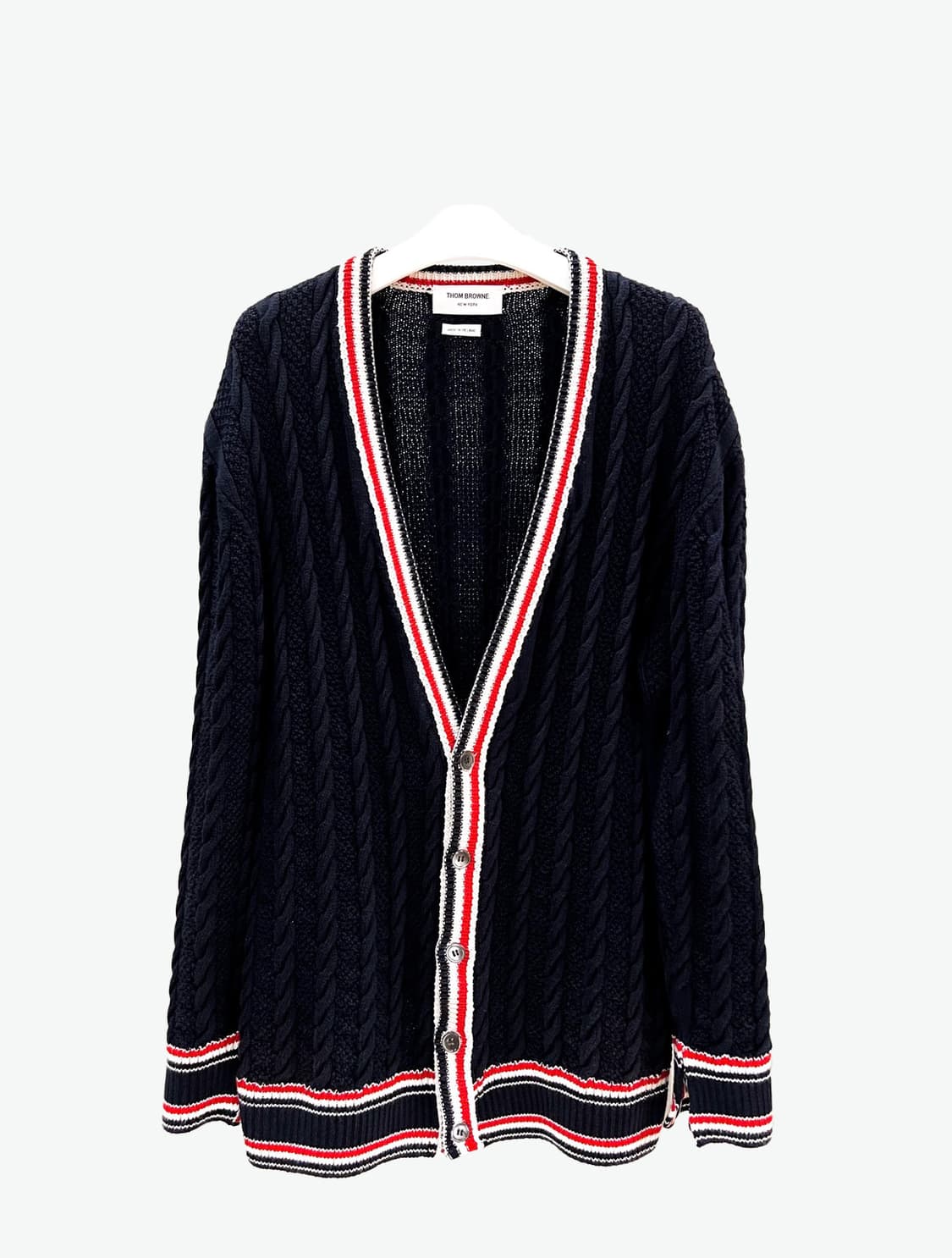 [4] 톰브라운 RWB 헤리티지 가디건 상품이미지1