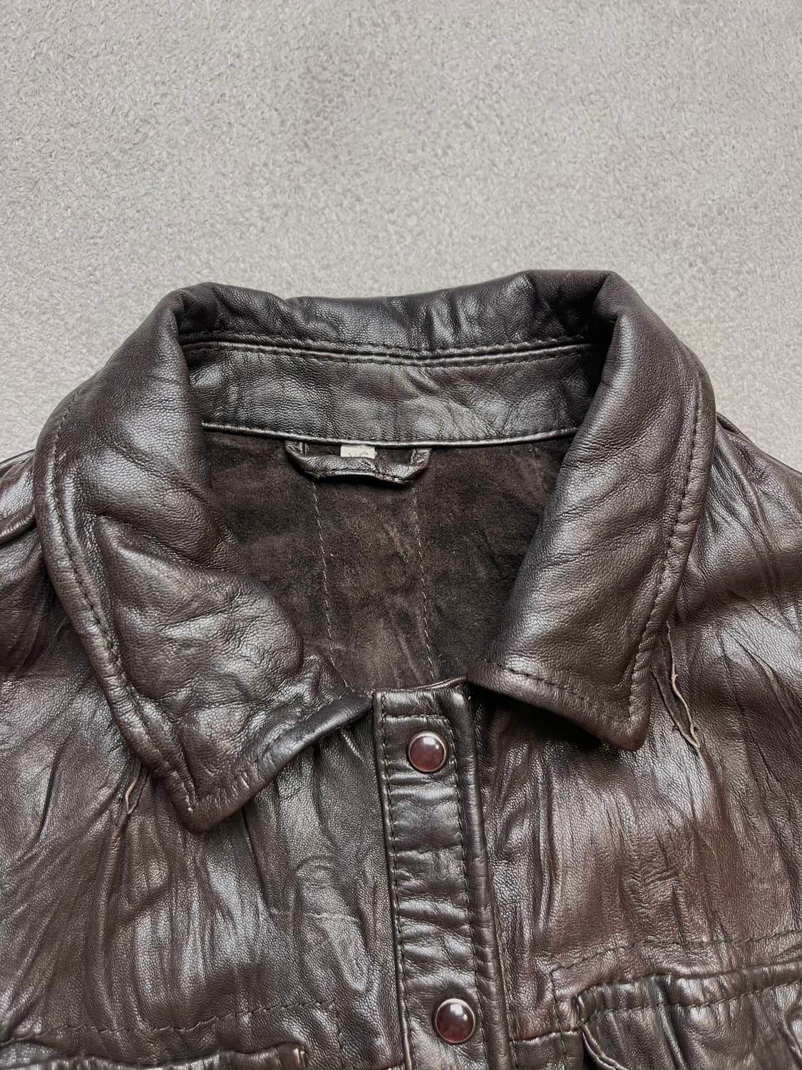 [xs] JUNE 라이더자켓 - 양가죽자켓 상품이미지7