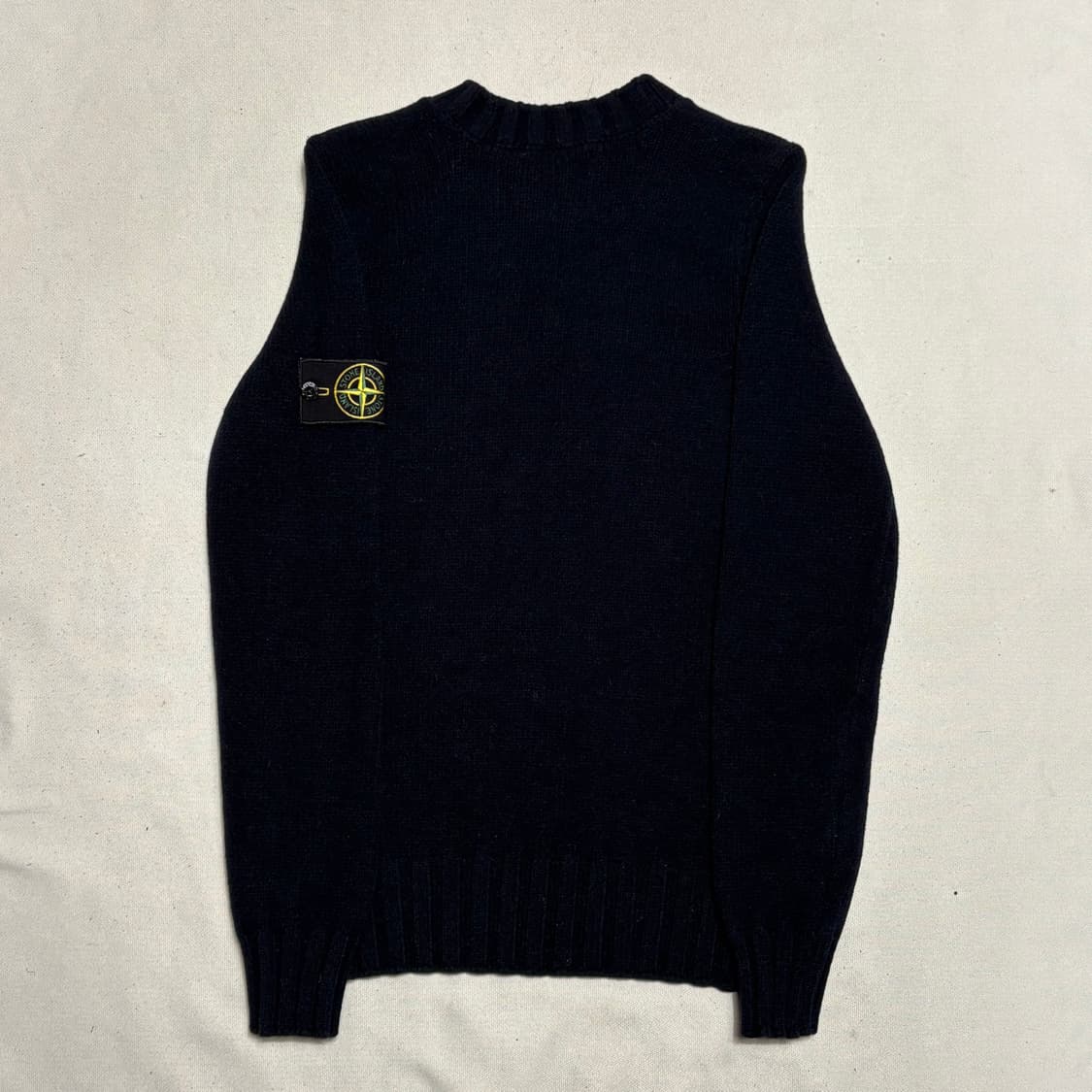 M 스톤아일랜드 네이비 울 니트 상품이미지3