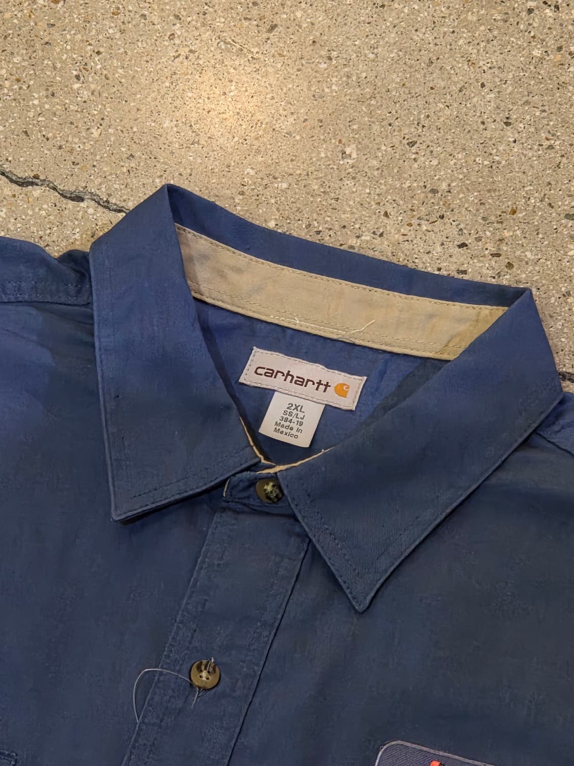 Carhartt 칼하트 더스티블루 반팔셔츠 상품이미지2