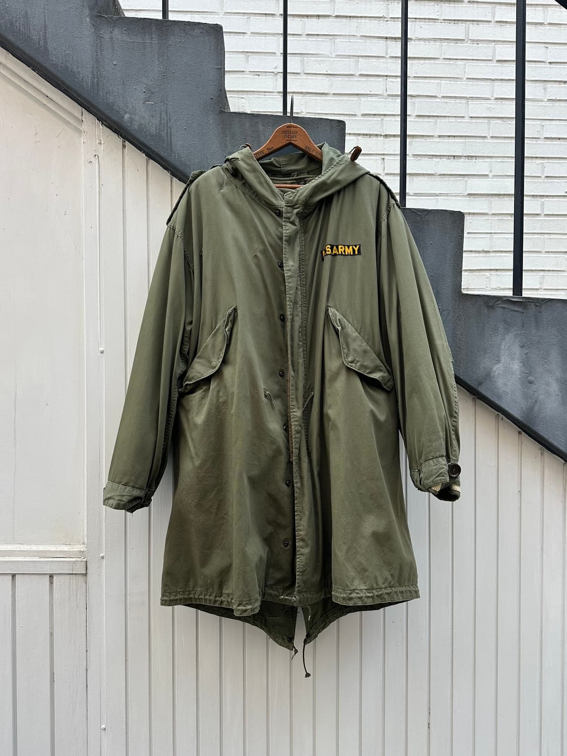 Us Army 미군 오리지널 M51 피쉬테일 쉘 파카 상품이미지1