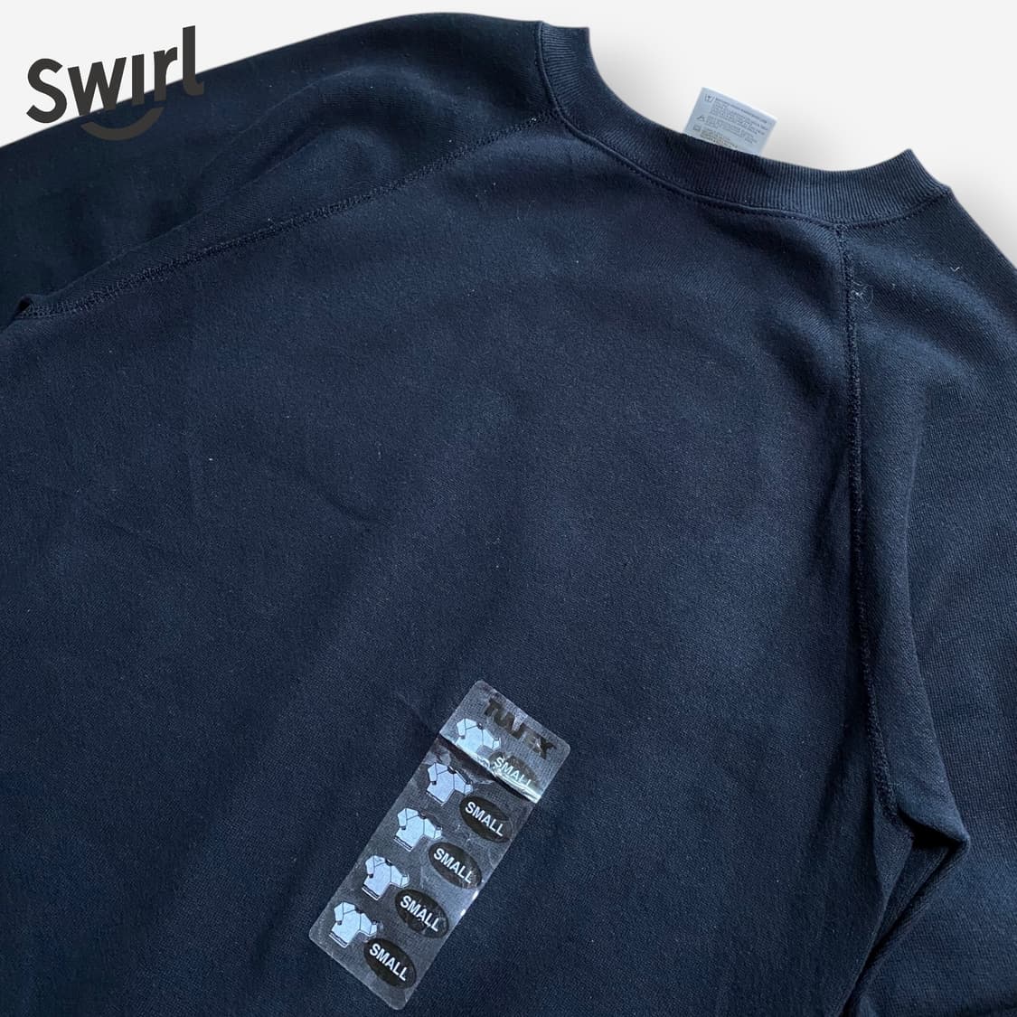 🌊90s Tultex deadstock black sweatshirts 상품이미지3