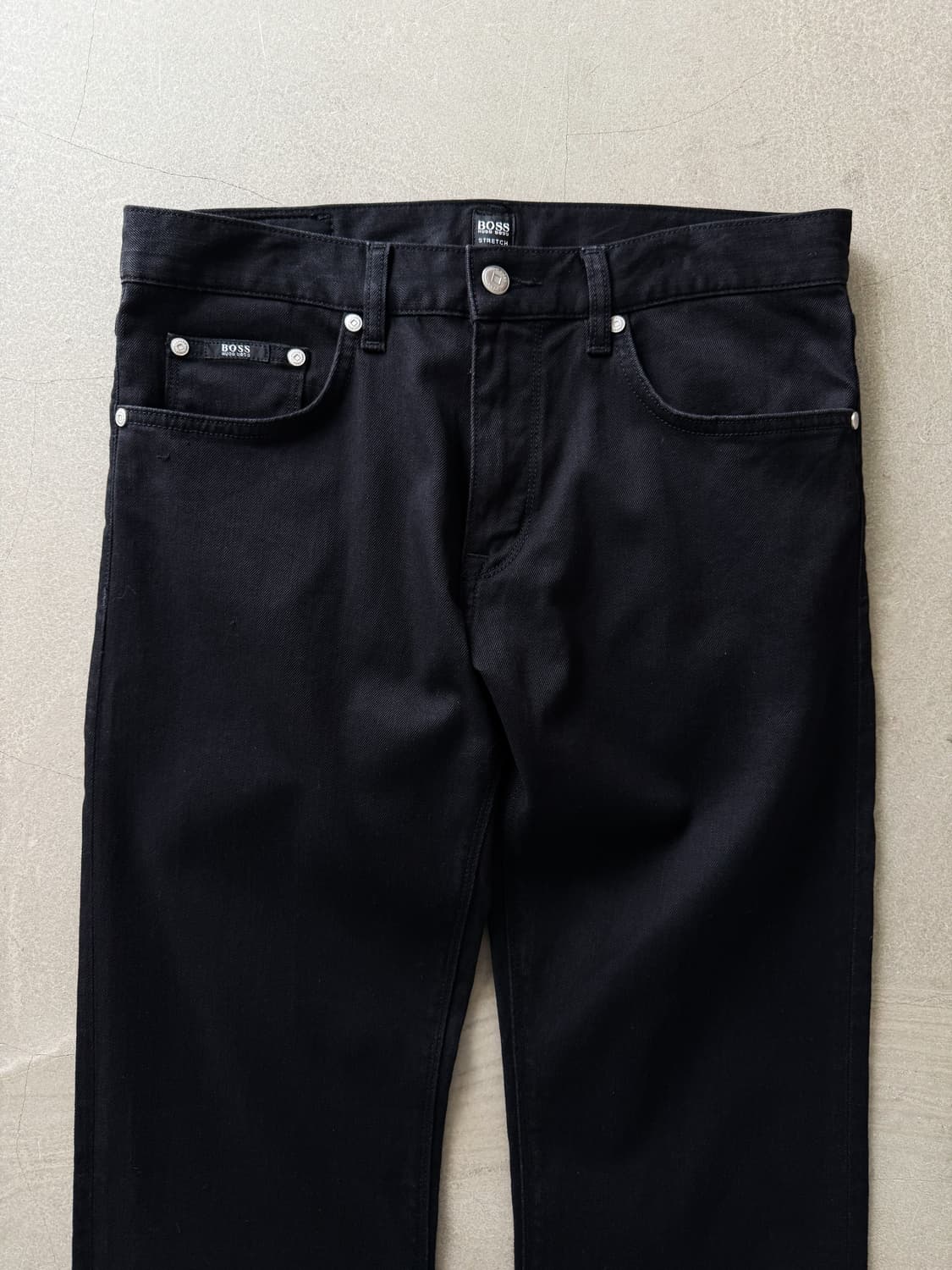 Boss Cotton Denim Pants Black 상품이미지2
