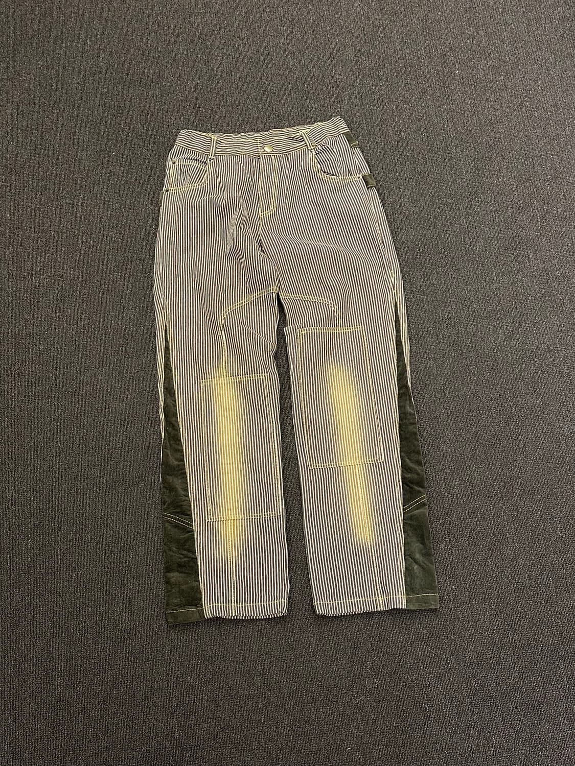 S)일본 빈티지 코듀로이 스트라이프 팬츠 상품이미지4