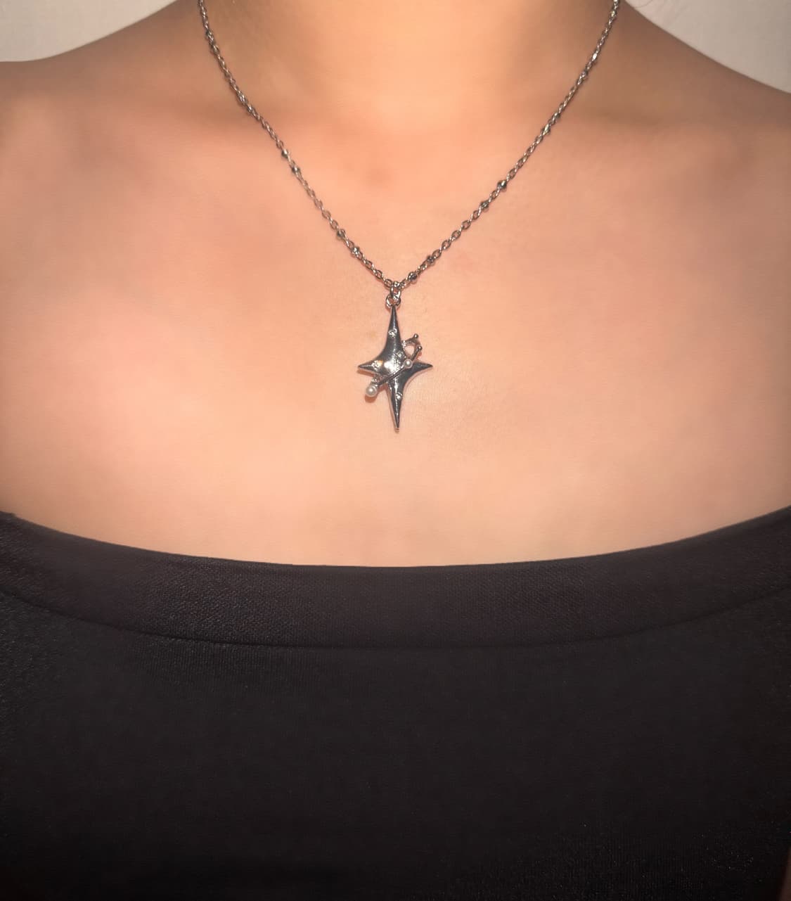 Space pearl necklace 목걸이 상품이미지2