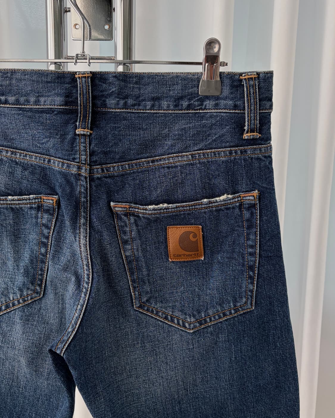 [29인치]칼하트 WIP 클론다이크 숏2 데님 팬츠 상품이미지3