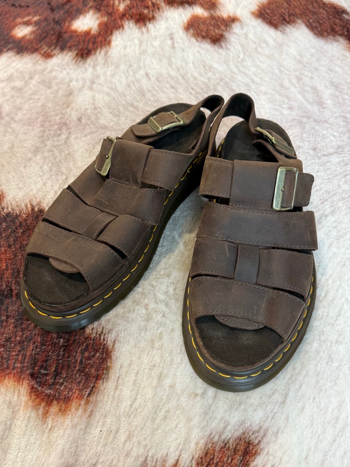 Dr. Martens 닥터마틴 플래쉬 샌들 브라운 42(270mm) 상품이미지1