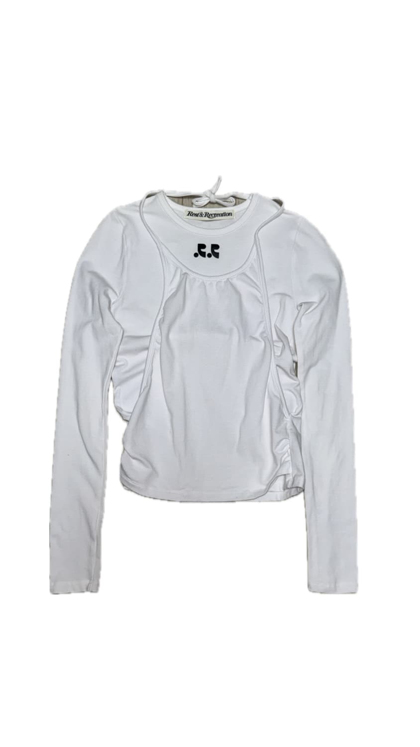 RR 2WAY LAYER TOP WHITE 상품이미지3