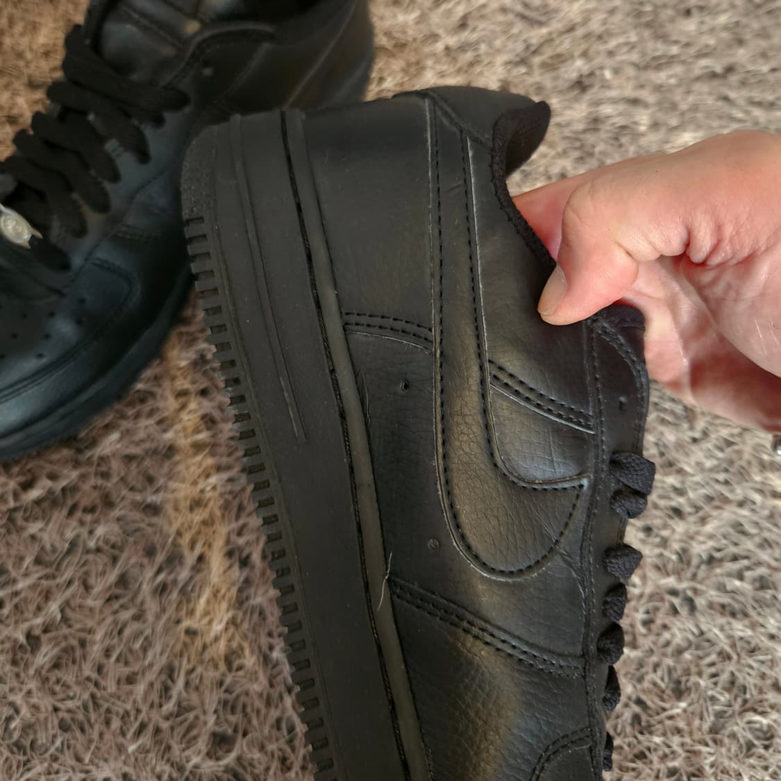 나이키(Nike) 00's 에어포스1 올검 270size  상품이미지4