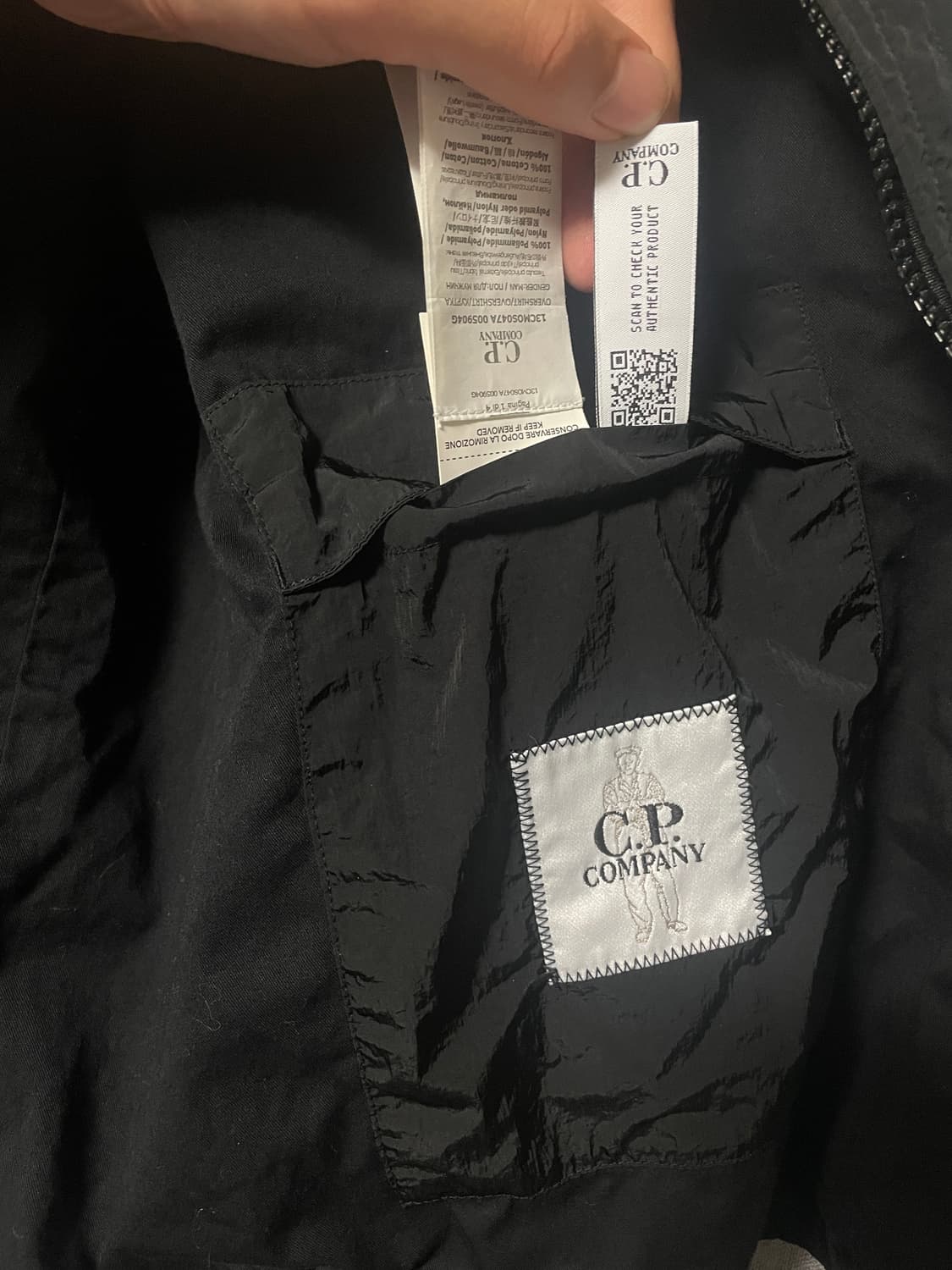 CP컴퍼니 크롬R 나일론 오버셔츠 자켓 50사이즈 (100~105) 상품이미지4