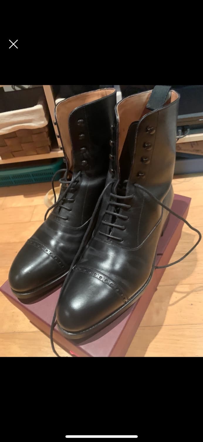 CARMINA 까르미나 부츠 블랙 270mm 판매 상품이미지1