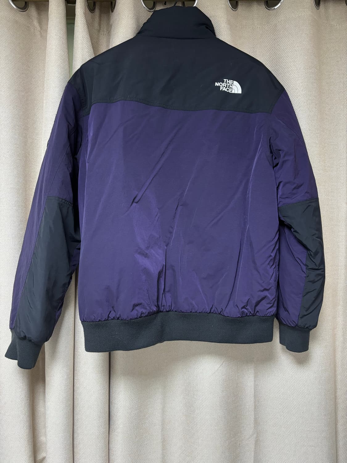 노스페이스 화이트라벨 스텀피 패딩 자켓 블랙/퍼플 XL 상품이미지4