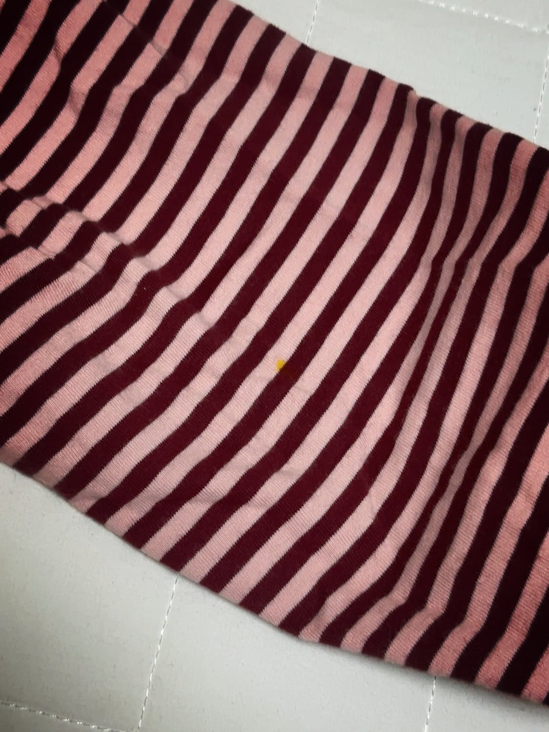 TCM mini logo stripe long sleeve red 상품이미지3