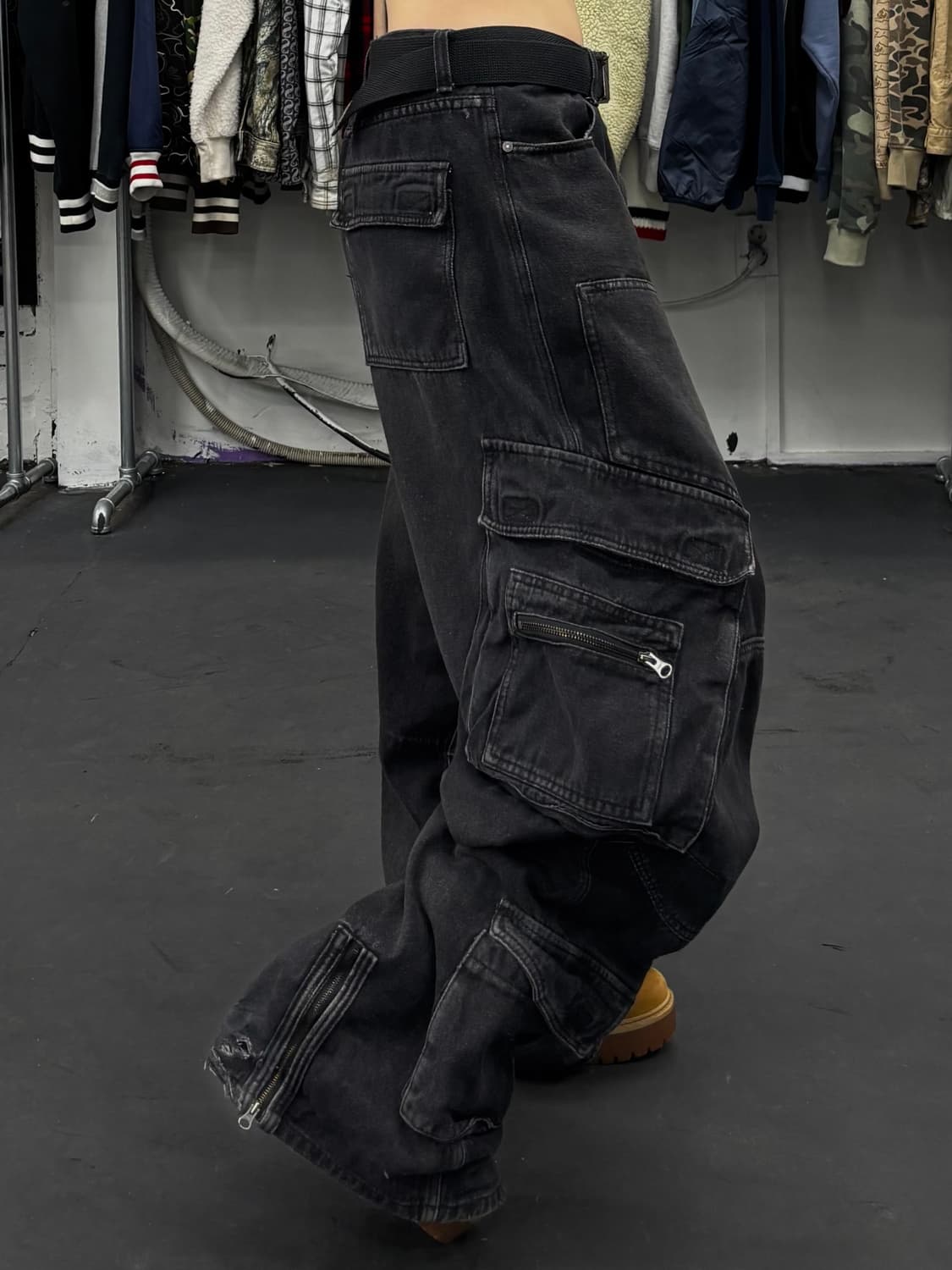 DNSR 슬래시 카고 데님팬츠 상품이미지2